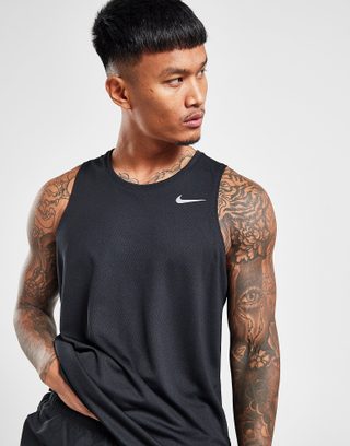 Nike Débardeur Miler Homme - Noir, Noir