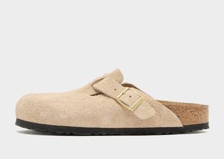 Birkenstock Sandales Boston Soft Footbed Femme - Beige, Beige