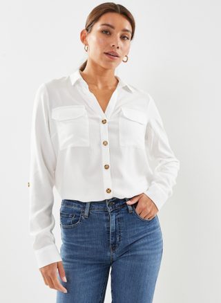 Vêtements Vero Moda Vmbumpy L/S Shirt New Wvn Ga Noos pour Femme