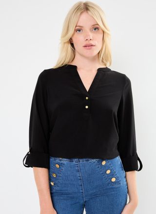 Vêtements Vero Moda VMANI LS TOP WVN GA NOOS pour Femme
