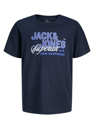 Vêtements Jack & Jones Jjelogo Tee Ss O-Neck 2 Col Ss26 Sn Jnr pour Enfant
