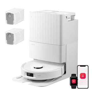 Roborock Qrevo S Pro Aspirateur robot- Aspiration de 18 500 Pa et stat