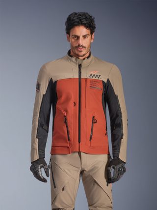 Alpinestars Veste Stretch Drystar® XF AMT-8 Walnut Rust Black, Taille: XL