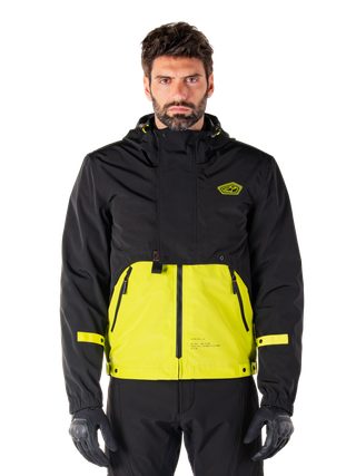 Alpinestars Parka Imperméable Mootant Lime Punch Black