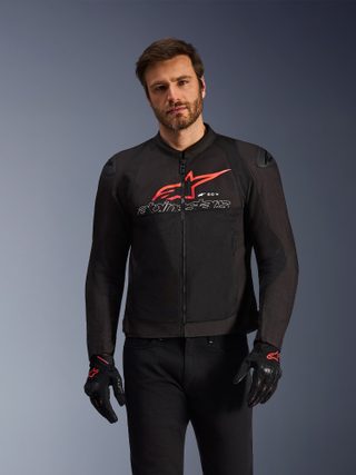 Alpinestars Veste SMX Air Black Bright Red White