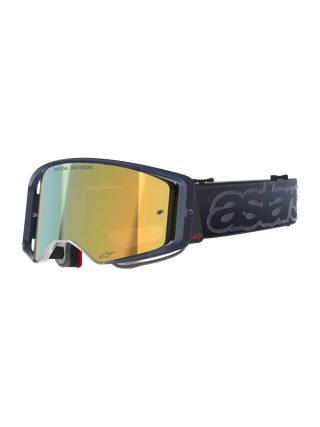 Alpinestars Masque Supertech Vision Vista Black Mirror Gold, Taille: One Size