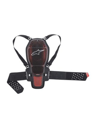 Alpinestars Protection Dorsale Nucleon KR-1 Cell Transparent Smoke Red Black