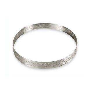 Cercle à tarte rond perforé 28,5 cm De Buyer