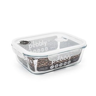 Boîte rectangulaire en verre 2,25 L Pebbly