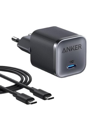 Chargeur Anker Nano (45 W) avec câble USB-C Noir