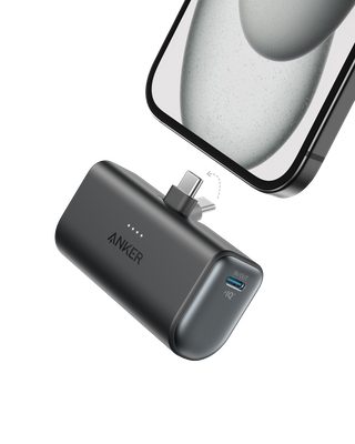 Anker Nano PowerBank (22,5 W, connecteur USB-C intégré) Black Stone
