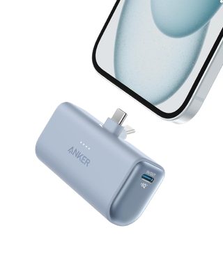 Anker Nano PowerBank (22,5 W, connecteur USB-C intégré) Ice Lake Blue