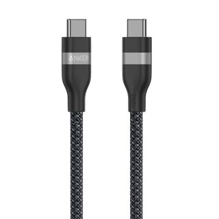 Câble Anker USB-C vers USB-C (240 W, upcyclé et tressé) 90 cm / Noir