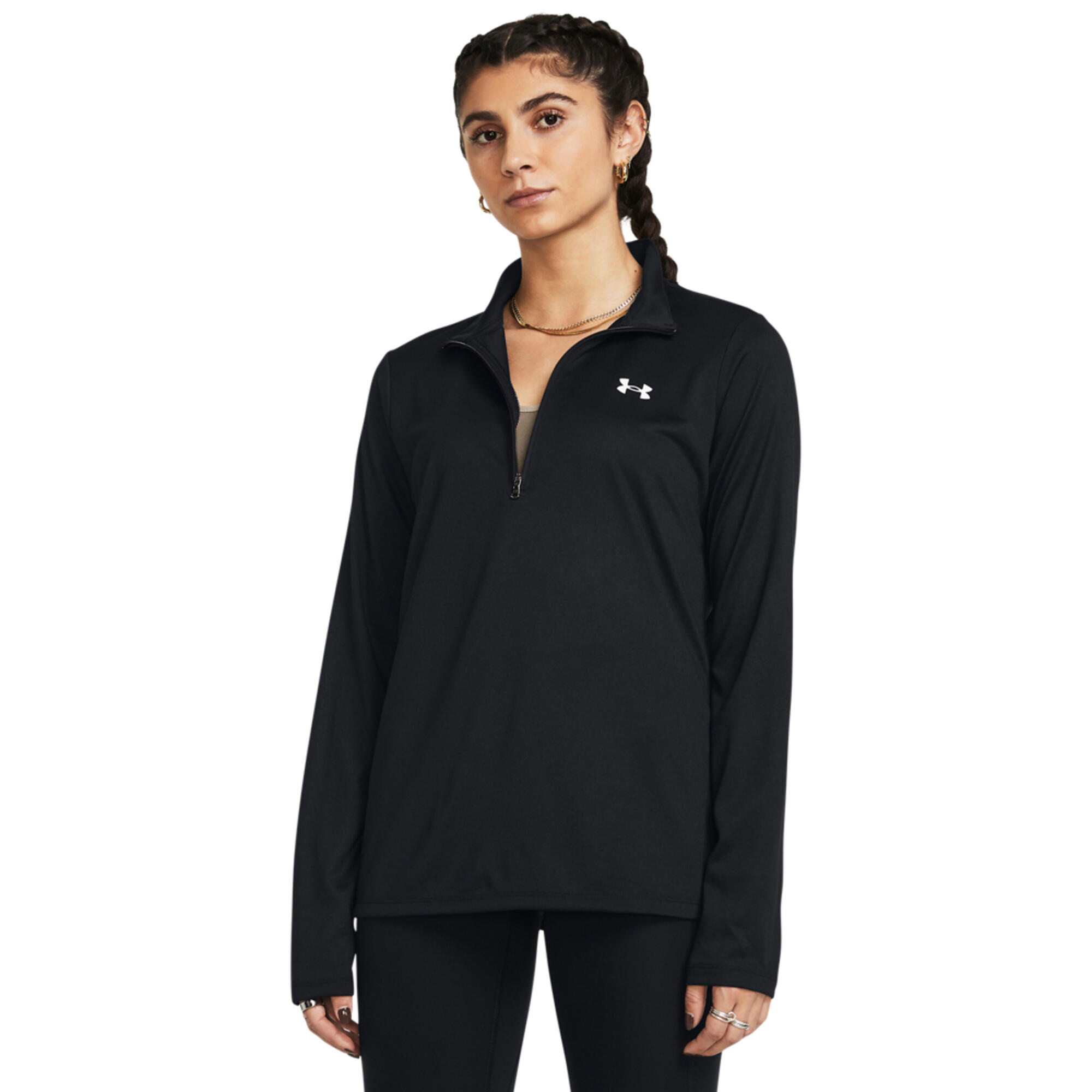 Under Armour Veste de fitness à col zippé pour femme