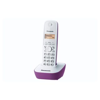 Panasonic KX-TG1611FRF téléphone Téléphone DECT Identification de l'appelant Violet, Blanc - Neuf