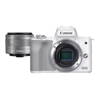 Canon EOS M50 Mark II + M15-45 S EU26 MILC 24,1 MP CMOS 6000 x 4000 pixels Blanc - Neuf