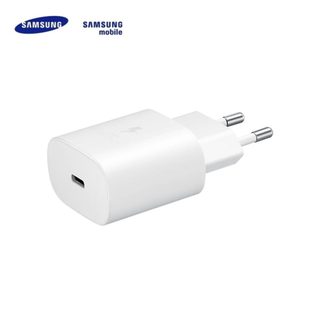 Samsung EP-TA800 25W PD 3.0 Fast Type-C Plug 3A Charger S20 S21 A51 A71 etc White (Blister) - Neuf