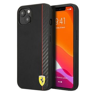 Étui Ferrari pour iPhone 13 mini 5.4 Noir On Track Carbon Stripe - Neuf