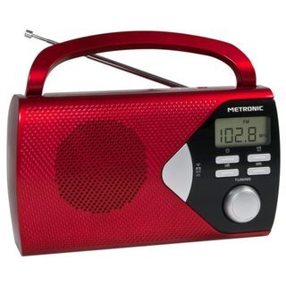 Metronic 477201 Radio portable Numérique Rouge - Neuf