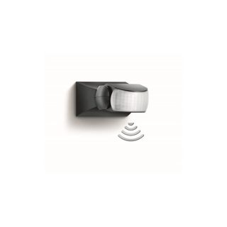 STEINEL Détecteur de mouvement infrarouge IS 1 120° orientable portée 10m IP54 - Noir - Neuf