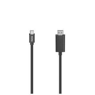 Hama 00200711 câble vidéo et adaptateur 1,5 m Mini DisplayPort HDMI Noir - Neuf