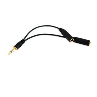 Doubleur Audio Jack 3.5Mm Noir - Neuf