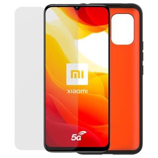 Made For Xiaomi, Pack coque noire + verre trempé pour Xiaomi Mi10 Lite - Neuf