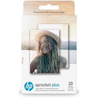 HP Sprocket 2.3 x 3.4 in (5.8 x 8.7 cm) Photo Paper-20 sheets Blanc Gloss - Neuf