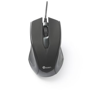 HEDEN Souris Filaire 1200 DPI Connexion USB - Ultra-Léger Ambidextre - Compatible avec PC/Mac - Noir - Neuf