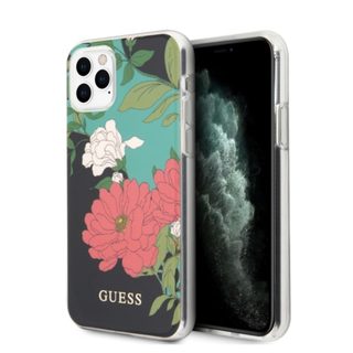 Etui Guess do iPhone 11 Pro Max czarny N°1 Flower Collection - Neuf