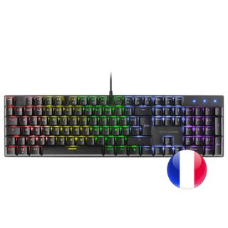 Mars Gaming MK422 clavier USB AZERTY Français Noir - Neuf