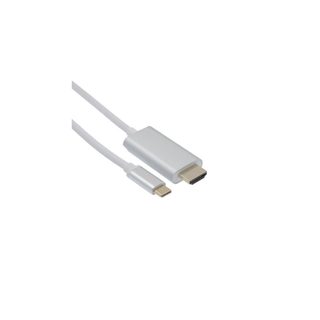 APM 590480 câble HDMI 1,8 m HDMI Type A (Standard) HDMI Type C (Mini) Gris, Métallique - Neuf