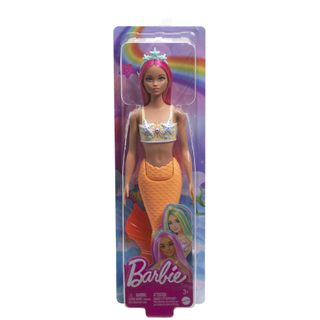 barbie-poupées sirènes avec cheveux et nageoire colorés et serre-tête