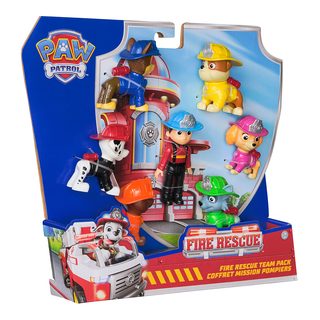 MULTIPACK DE 7 FIGURINES FIRE RESCUE La Pat' Patrouille