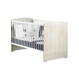 Lit bébé 140x70 évolutif en lit junior - Little Big Bed - Hêtre Cendré - SMILE