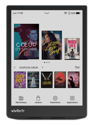 Liseuse ebook Vivlio Inkpad Color 3 - 7,8 pouces - Bleu acier
