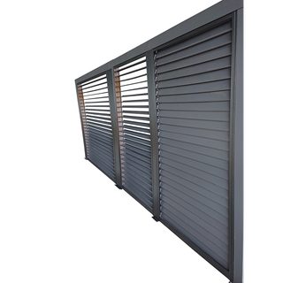Ventelles aluminium mobiles pour côté 3,60 m pour pergola bioclimatique PER 3630 BI et PER 3660 BI
