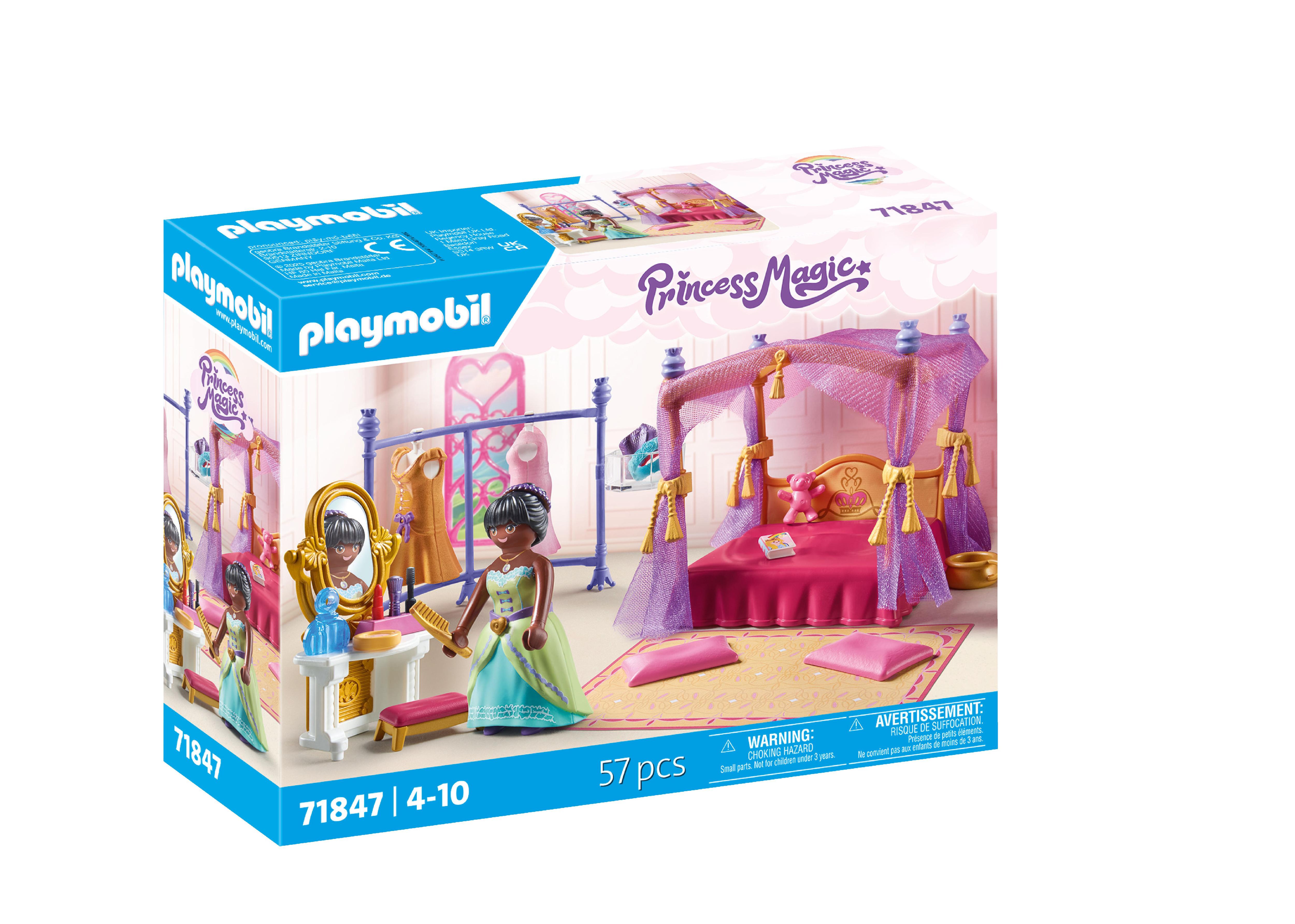 Chambre de princesse avec lit baldaquin