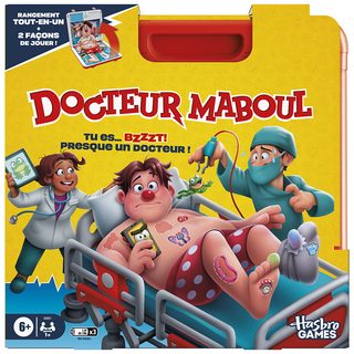 Docteur Maboul, jeu de plateau électronique avec mallette de transport tout-en-un