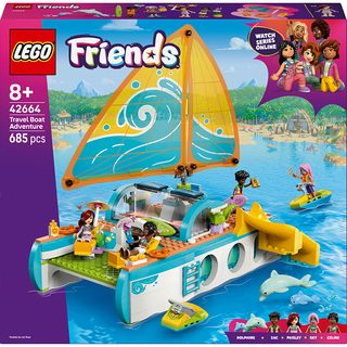 LEGO® Friends - L’Aventure en Bateau, Kit de Construction, Jeu de Rôle - 42664