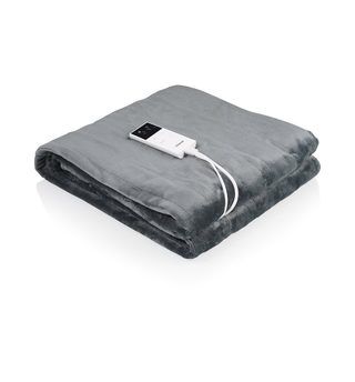 Tristar Couverture chauffante BW-4780 160 x 130 cm 80 W anthracite - tissu polaire doux