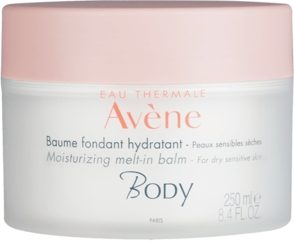 Avène Body Moisturizing Melt-in Balm Baume corps hydratant pour peaux sèches et sensibles 250 ml