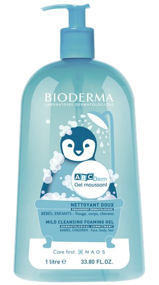 Bioderma ABCDerm Moussant Gel Nettoyant Doux | 1 l