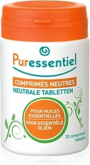Comprimés neutres pour huiles essentielles  30 comprimés
