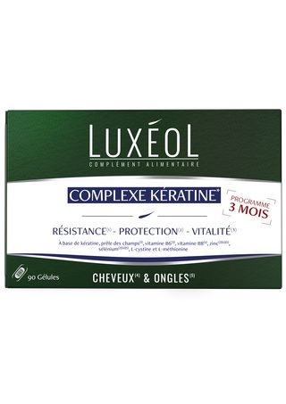 Complexe kératine 3 mois cheveux et ongles - complément alimentaire 90 gélules