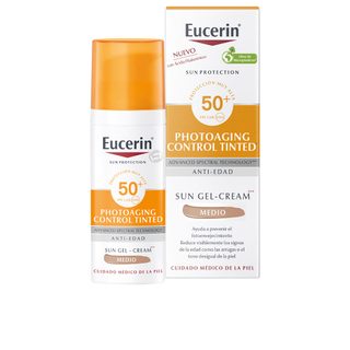 Gel-crème Photovieillissant Protection Solaire SPF50+ #medium