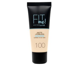 Fit ME! Foundation matte+poreless #100-warm ivory