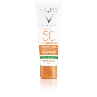 Capital Soleil matifiant 3-en-1 SPF50+ 50 ml