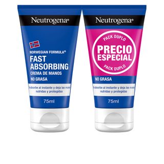 Crème Mains Absorption Rapide Pack 2 x 75 ml