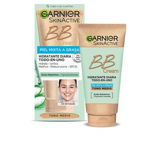 Skinactive Bb Cream hydratant quotidien pour peaux mixtes à grasses Spf 25 #ton moyen